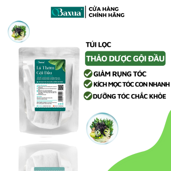 Gội đầu thảo dược túi lọc OBAXUA giúp giảm gãy rụng , tóc suông mượt và làm mềm tóc - dầu gội túi lọc từ Bồ kết chanh chanh rừng, sả, cỏ mần trầu