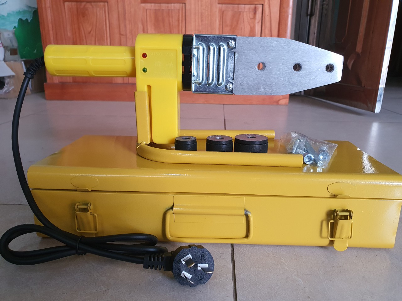 Máy hàn nhiệt jing pin ống ppr 20-32, máy chịu nhiệt cao, công suất 800w