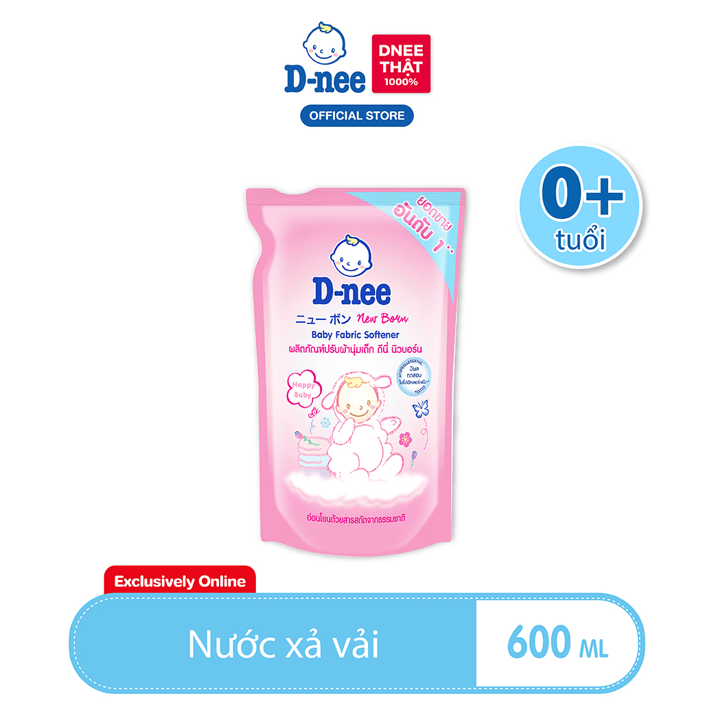 Nước xả vải d-nee 550 ml - happy baby