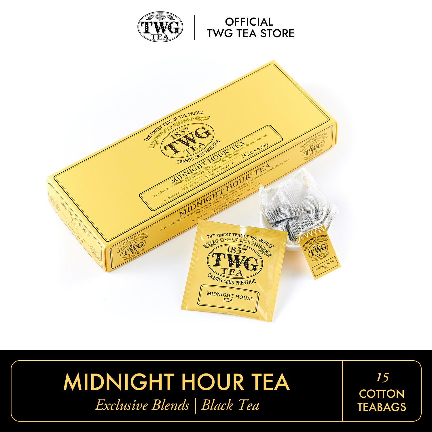 TWG Tea | Vanilla Bourbon Tea, Rooibos Tea Blend in 15 Hand