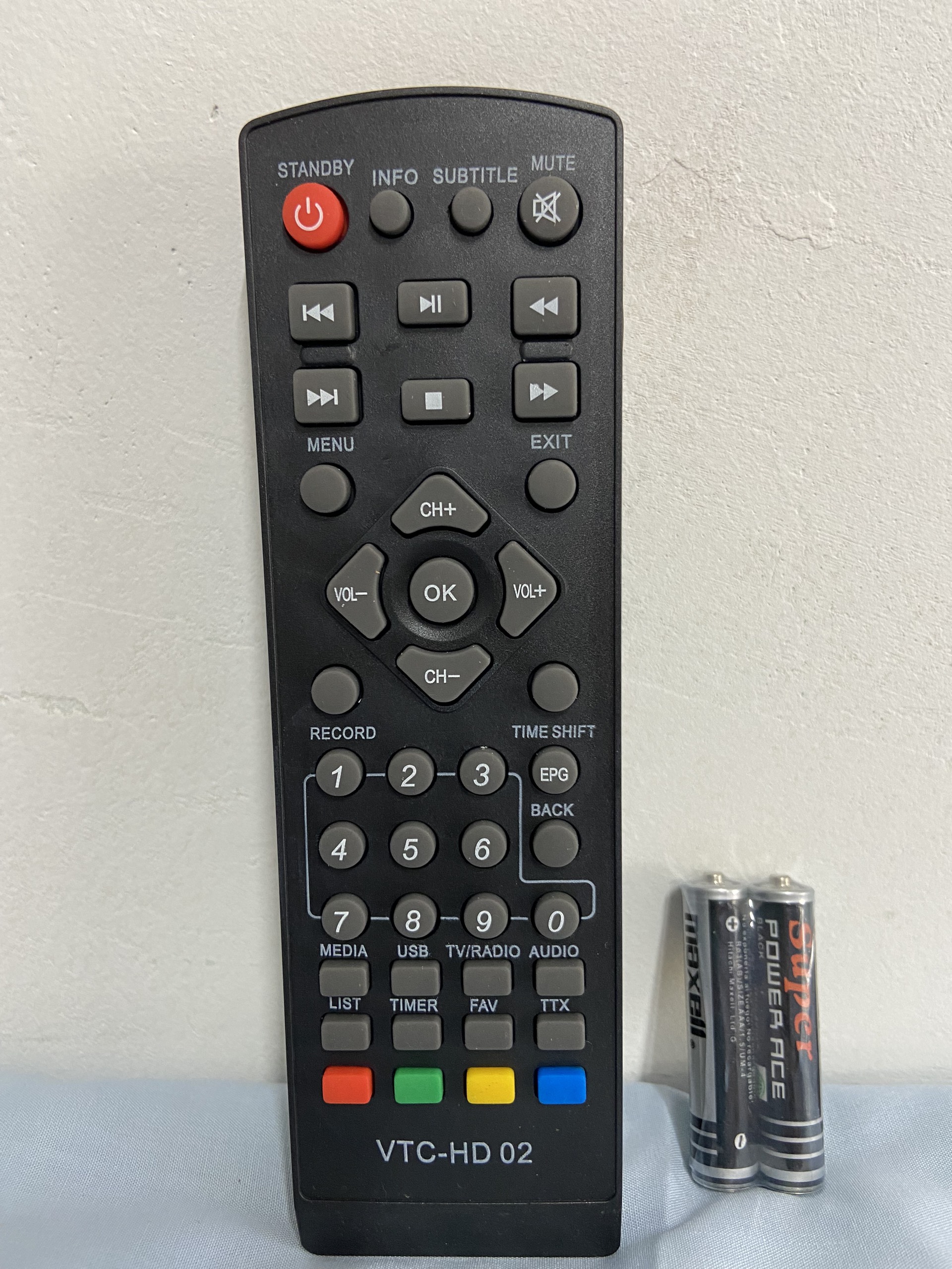 VTC HD 02 - Remote điều khiển đầu thu truyền hình VTC-HD 02
