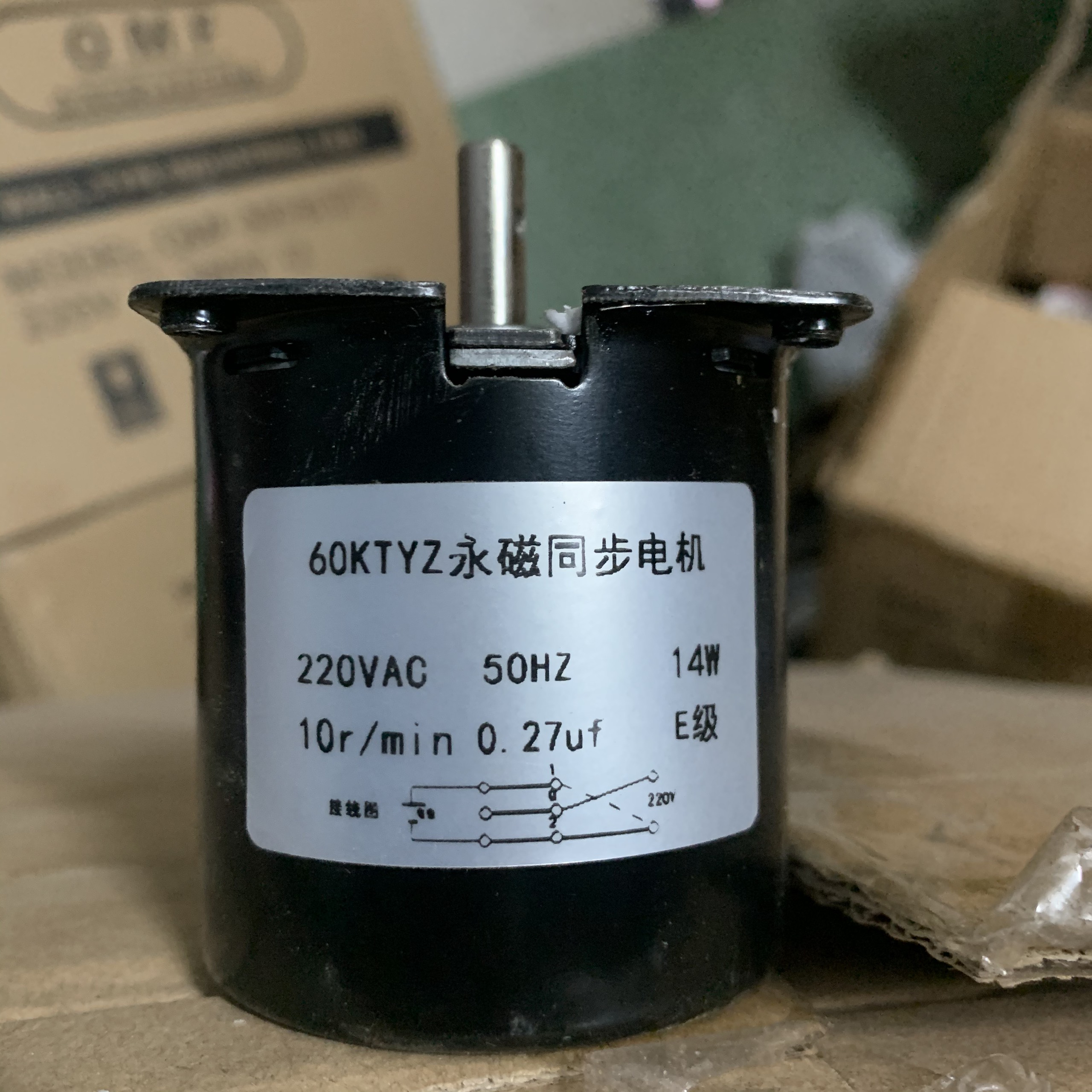 Motor giảm tốc ac 220v 60ktzy 10 vòng phút