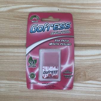 Kẹo Lá Ngậm Thơm Miệng Gofress Vị Dâu