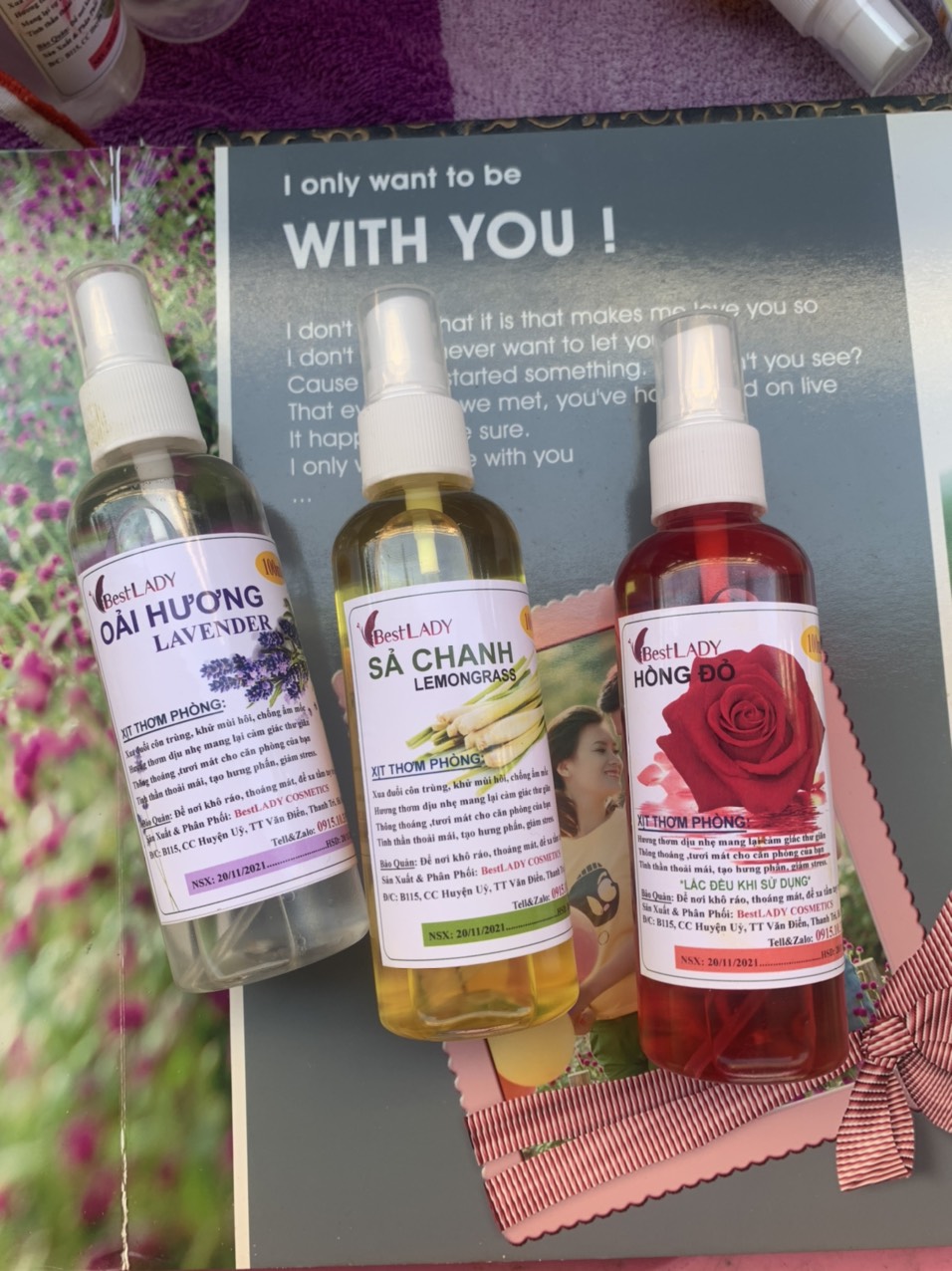 Xịt thơm phòng bestlady 100ml khử mùi hôi, thơm phòng hương sả chanh, quế, bạc hà, cam, oải hương