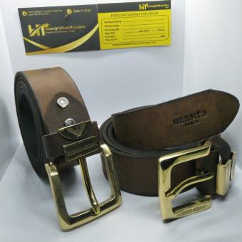 ✅Da Thật Khóa Đồng Nguyên Khối✅ Thắt Lưng Da Bò SÁP Nguyên Tấm 100% Khóa Đồng Đúc Nguyên Khối,Dây Nịt Nam