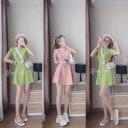 Mua Đầm công sở trẻ trung cổ sơ mi, váy Linen suông nữ phong cách Hàn Quốc  chất liệu Linen mềm mịn cao cấp Đũi Việt - Màu nâu - L tại