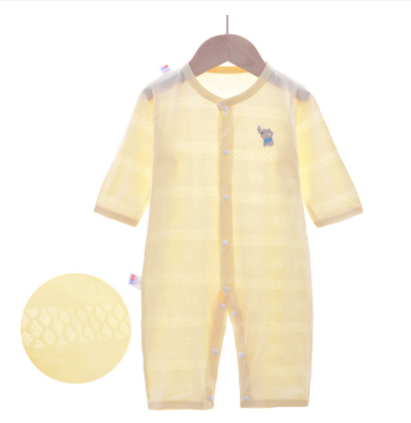 Bodysuit dài tay thun lạnh Hàng Quảng Châu body mặc hè phòng điều hòa mát mẻ cho bé trai bé gái
