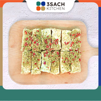 Đậu Hũ Chiên Sả Ớt (Khay 450Gr)