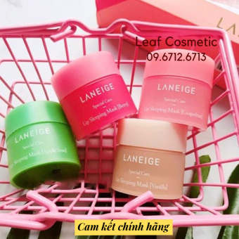 [ 4 hũ x 8g ] Set 4 mặt nạ ngủ môi Laneige Lip Sleeping Mask