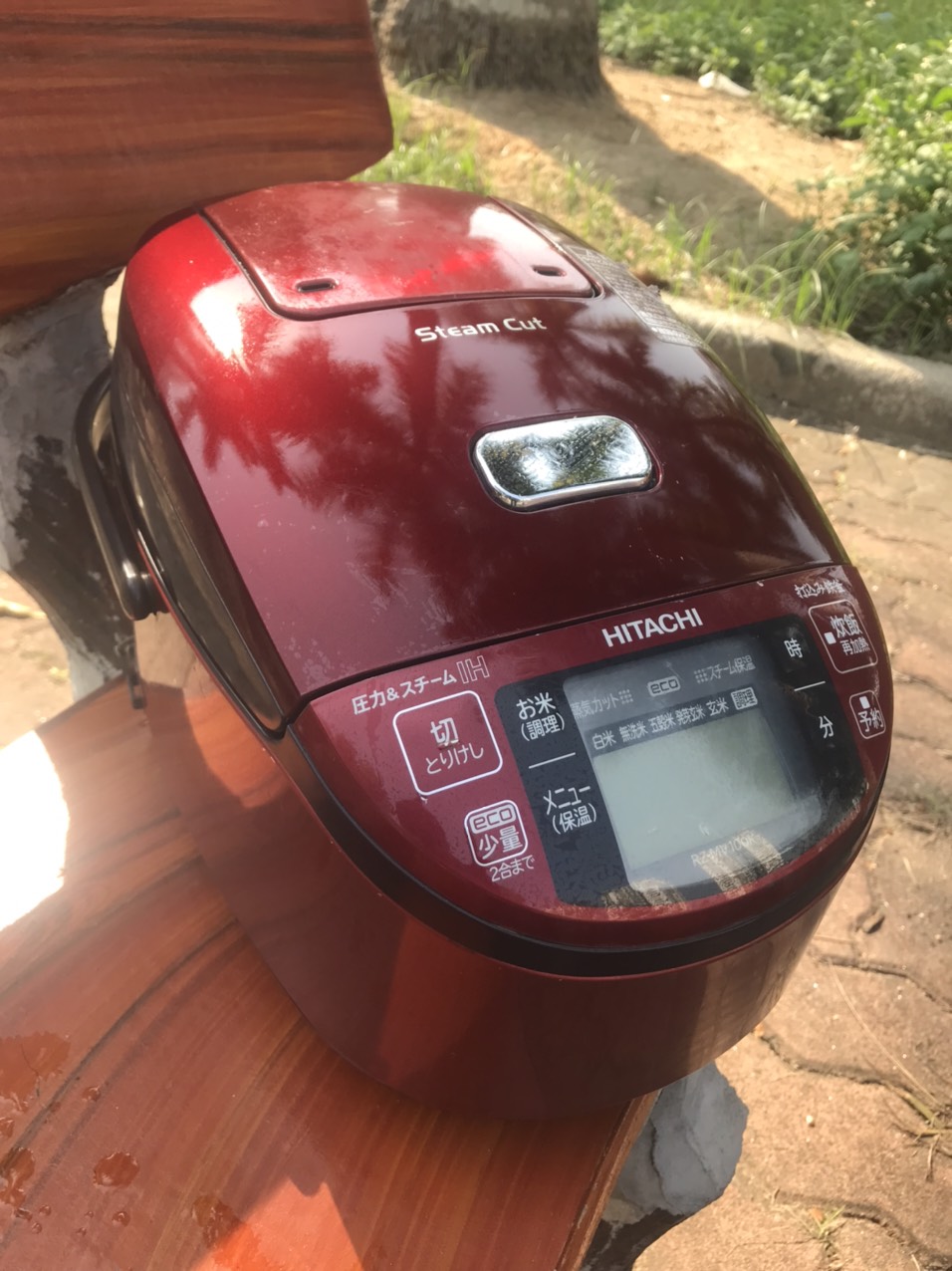Nồi cao tần áp suất bi Hitachi steamcut nhật nội địa điện 100v, dung tích 1L