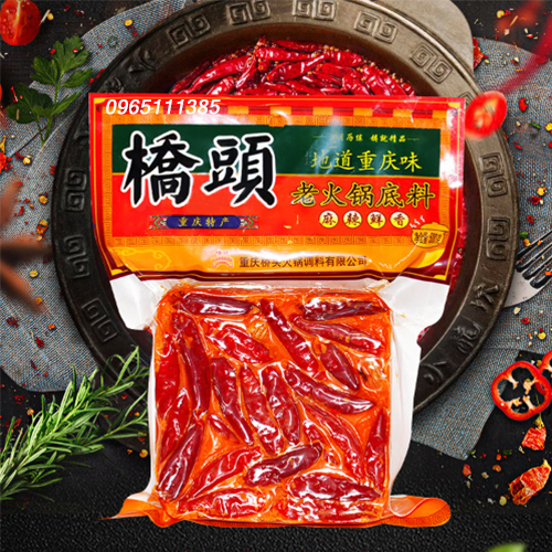 Lẩu bơ trùng khánh cay tê 280g - hàng ngon
