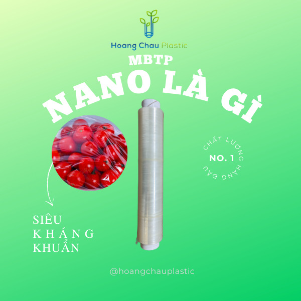 Lõi màng bọc thực phẩm diệt khuẩn Nano kháng khuẩn khổ 30cmm*100m