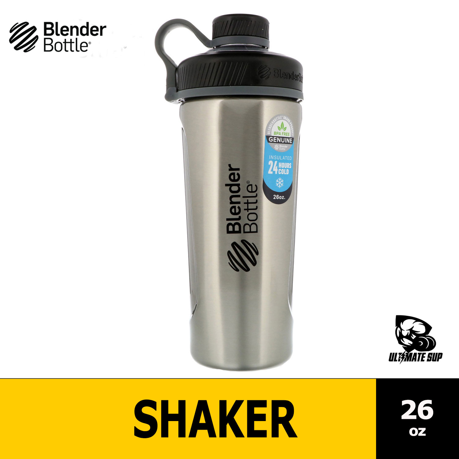 shaker bottle with strainer