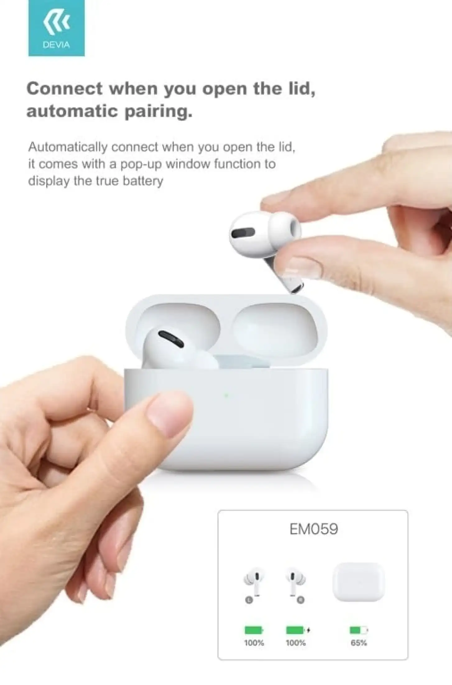 devia wireless earbuds
