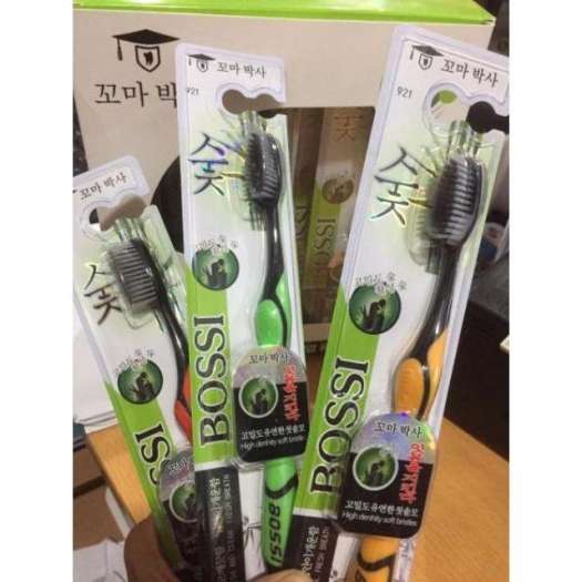 ✒▫  Bàn chải đánh răng Bossi than tre hoạt tính Hàn Quốc