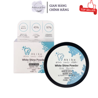 Bột trắng răng Akiko White Shine Powder, Bột trắng răng AKIKO White Shine Powder Apatite Nhật bản