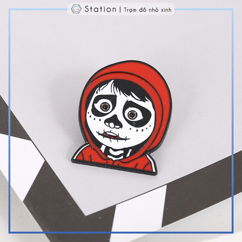 Pin cài áo nhân vật trong phim hoạt hình Coco movie - GC384