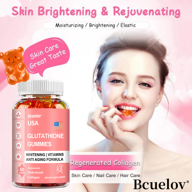 bcuelov skin whitening glutathione Collagen + + Vitamin C L- Glutathione USA Bcuelov Glutathione