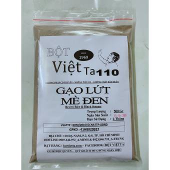Gạo Lứt Mè Đen Bột Việt Ta