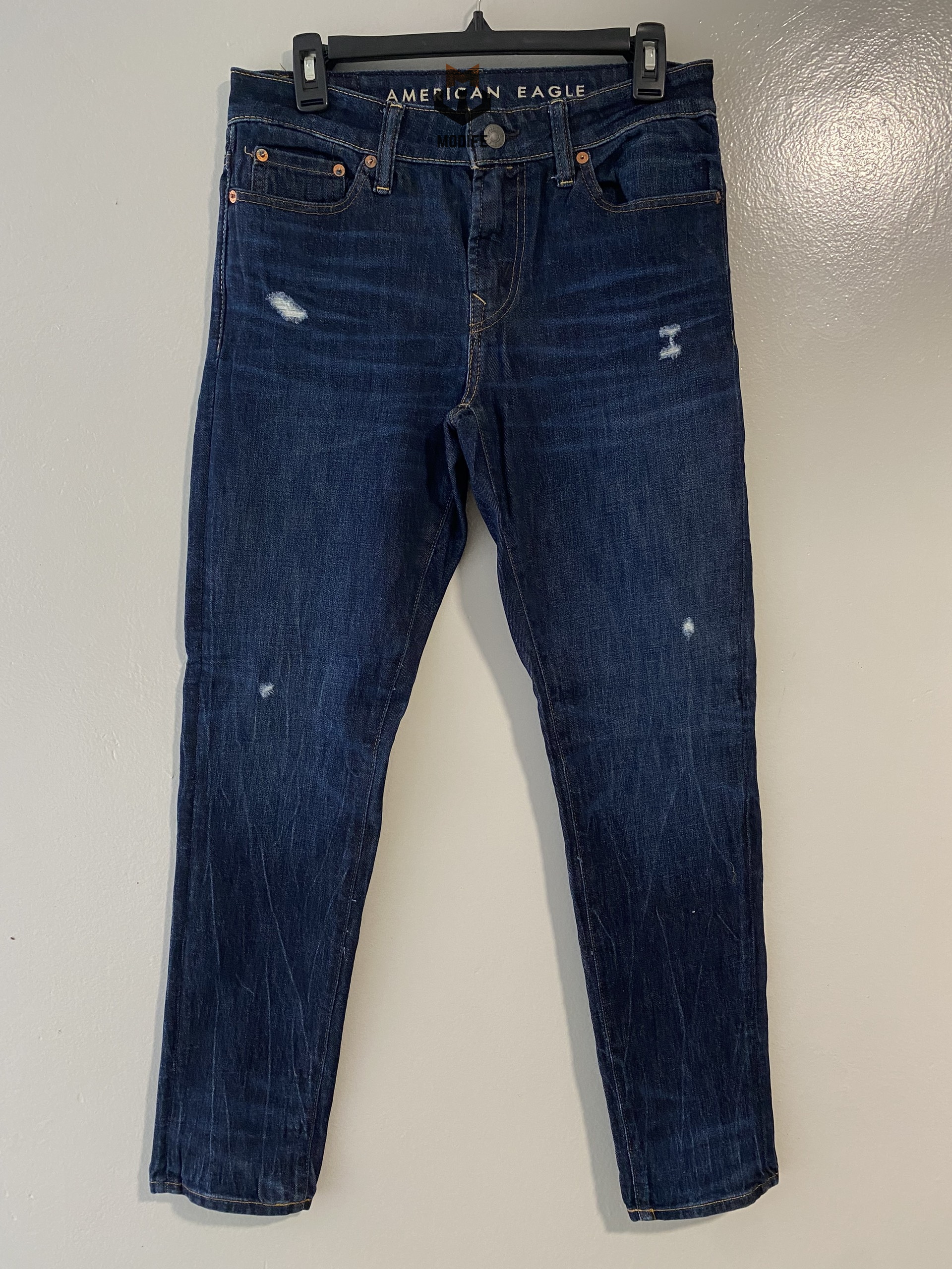 Quần Jean Nam American Eagle Airflex Xanh Đậm Form Dáng Basic - Modife Shop