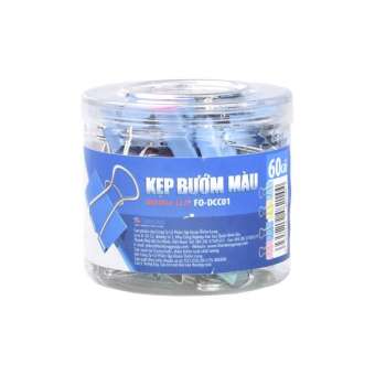 Kẹp bướm màu Flexoffice 15mm FO-DCC01