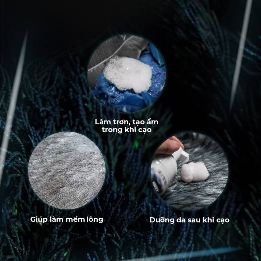 Bọt cạo lông vùng kín dành cho nam và nữ thành phần thiên nhiên dịu nhẹ lành tính chai vòi nhấn 120ml - LOLI & THE WOLF