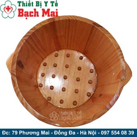 Chậu Gỗ Ngâm Chân - Chậu Ngâm Chân Bằng Gỗ Có Hạt Massage