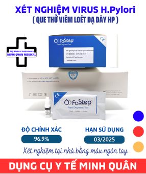 Bộ test xét nghiệm VI KHUẨN HP (H. Pylori ) Fastep của Mỹ