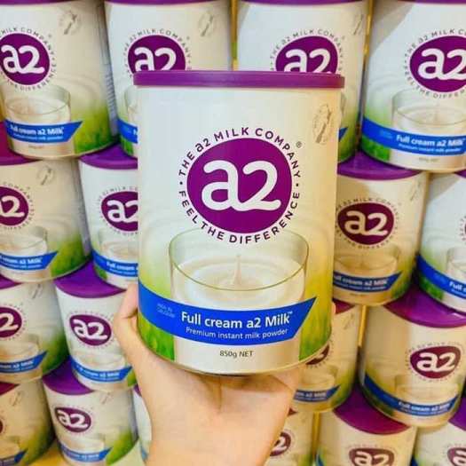 SỮA A2 ÚC NGUYỄN KEM MẪU MỚI DẠNG LON 850GR