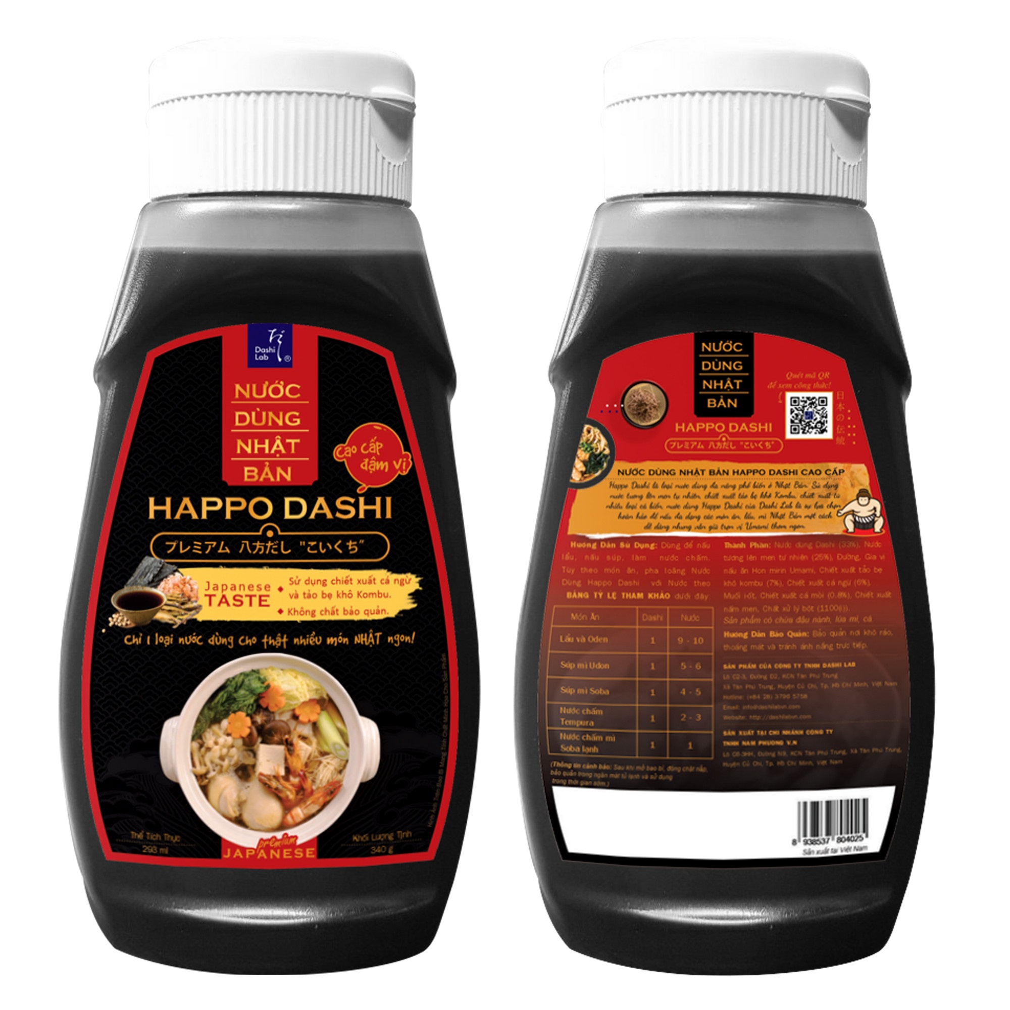 NƯỚC DÙNG HAPPO DASHI NHẬT BẢN CAO CẤP VỊ ĐẬM - DASHI LAB