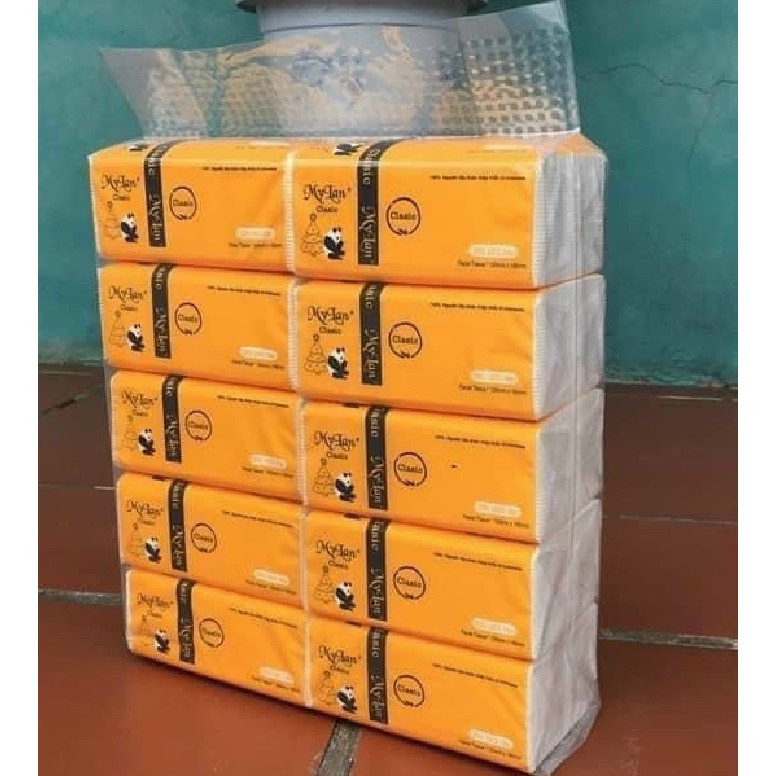 Combo 10 bịch giấy gấu trúc sipiao