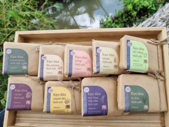 Kẹo Dừa Thốt Nốt Nhiều Vị Hiệu Chái Bếp