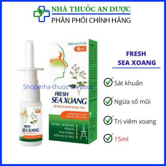 Xịt xoang mũi dị ứng, sổ mũi, ngạt mũi Fresh Sea Xoang – Dung dịch xịt mũi 15 ml.