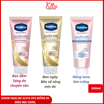 Sữa Dưỡng Thể Vaseline Healthy Bright Gluta HYA Serum 10X