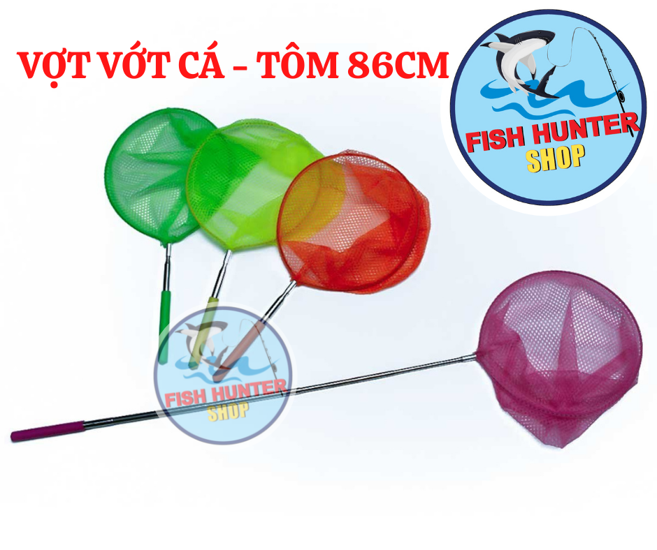 Vợt lưới bắt cá tôm giá rẻ 86cm/ Vợt lưới