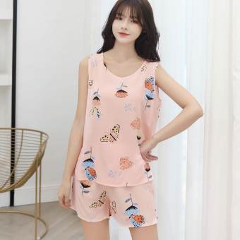 BỘ LANH ĐÙI SÁT NÁCH MẶC Ở NHÀ CHO NỮ CHẤT VẢI TOLE, BỘ ĐỒ MẶC NHÀ MÙA HÈ