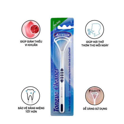 Bàn Chải Vệ Sinh Lưỡi Beauty Formulas (dao vệ sinh lưỡi) nhập khẩu Anh