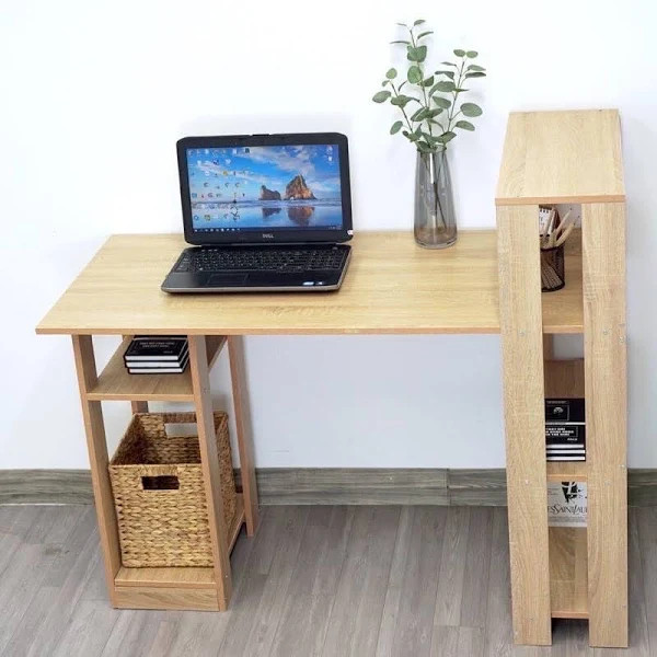 Bàn học sinh kèm kệ sách thông minh