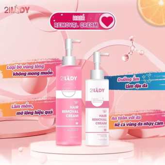 KEM TẨY LÔNG 2 LADY MAGIC SKIN ( TẶNG SON)