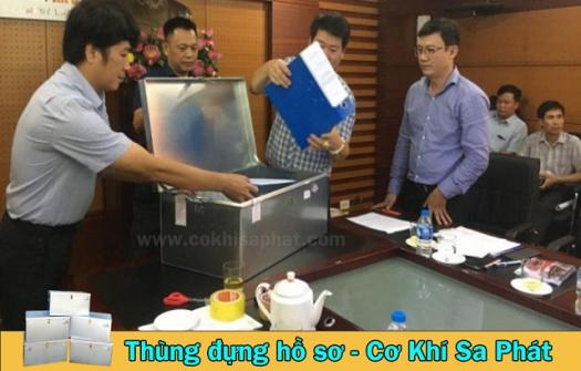 Thùng đựng hồ sơ thầu, thùng đựng hồ sơ công trình KT 50 x 35 x 25 cm