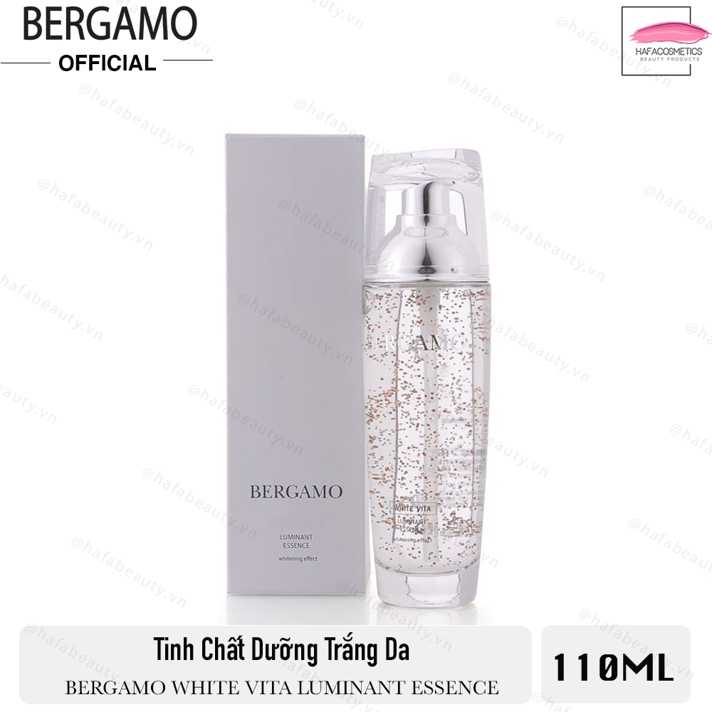 Tinh Chất Dưỡng Trắng Da, Chống Lão Hóa Bergamo White Vita Luminant Essence 110ml _ Bergamo Chính Hãng