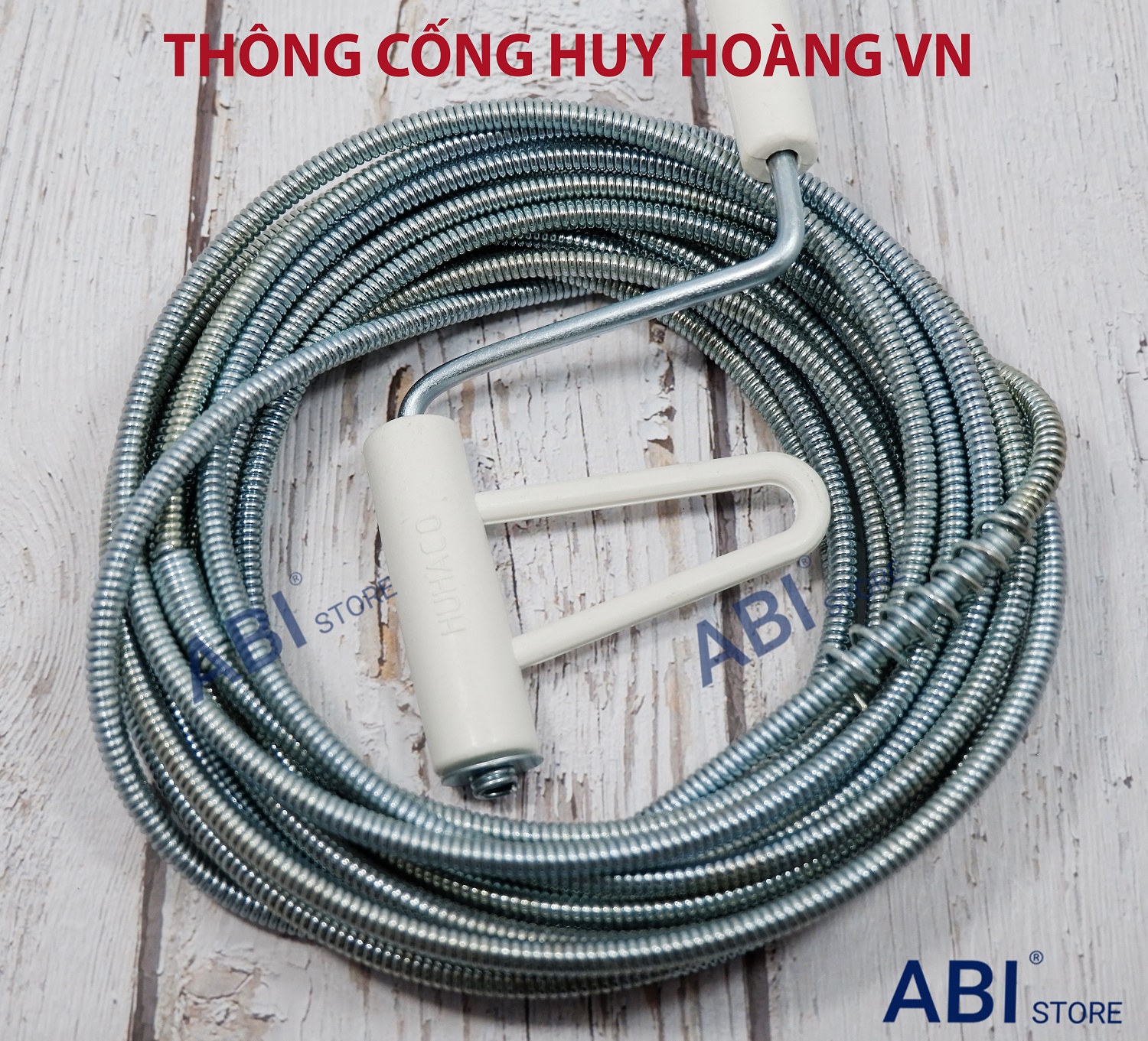 Dây Thông Tắc Cống 3 Mét Huy Hoàng Việt Nam, Thông Tắc Vệ Sinh Ống Cống
