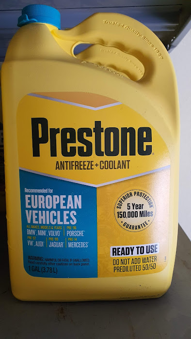 Nước làm mát Prestone ( công thức BMW - AUDI - MER - VOLVO )