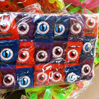 Bịch 60 Chiếc Kẹo Dẻo Con Mắt Kinh Dị Marshmallow Có Nhân ( Sỉ Đồ Trẻ Em)
