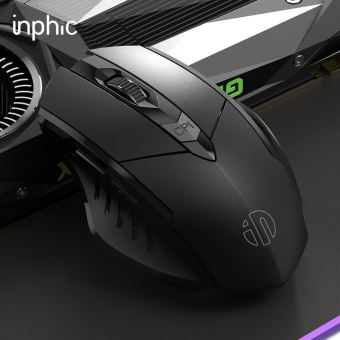 Chuột Không Dây Denk Inphic PM6, Chuột Chơi Game USB 2.4G Bluetooth Có Thể Sạc Lại Cho Máy Tính Xách Tay