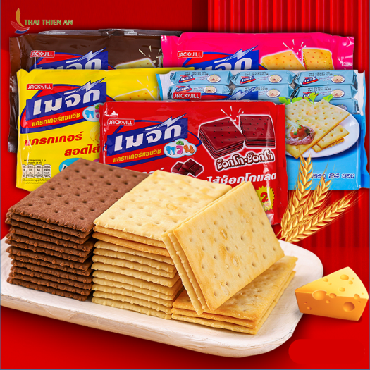Bánh quy giòn MAGIC Thái Lan socola phô mai - túi 360gr - Cracker chocolate - Bánh quy giòn | Bachhoa.Extra.vn