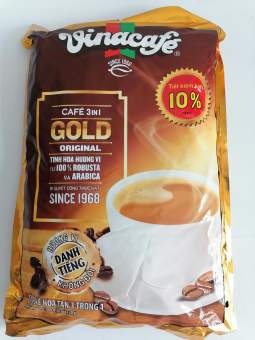 Túi 800g (40 gói) - CÀ PHÊ SỮA HÒA TAN VINACAFE 3 IN 1 Café Gold Original