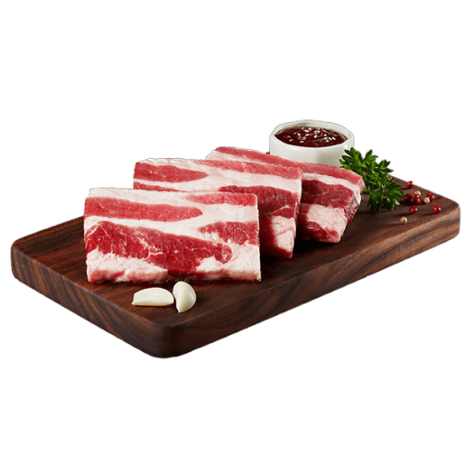 Ba rọi bò Úc nhập khẩu - ( 1kg ) Ba chỉ bò nguyên tảng chuyên dùng cho BBQ