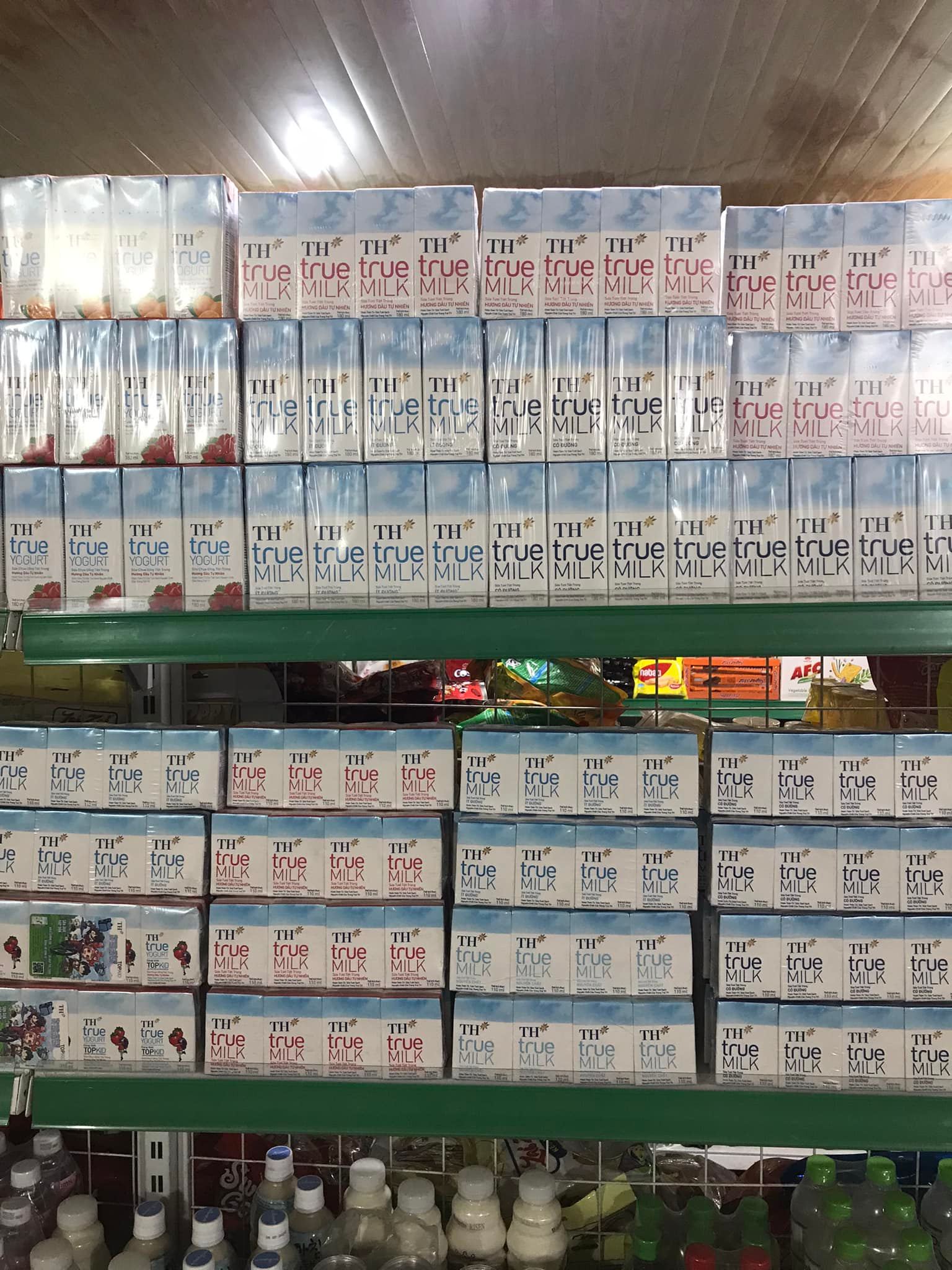 Vỉ sữa TH True Milk 180ml (các vị)