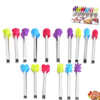 Kẹp thức ăn mini/Kẹp Gắp Thức Ăn Hình Bàn Tay, Vỏ Sò, Trái Tim Silicon Thiết Kế Nhỏ Gọn Dễ Gắp Đồ Ăn Dặm Cho Bé, Tiện Dụng Cho Phòng Bếp